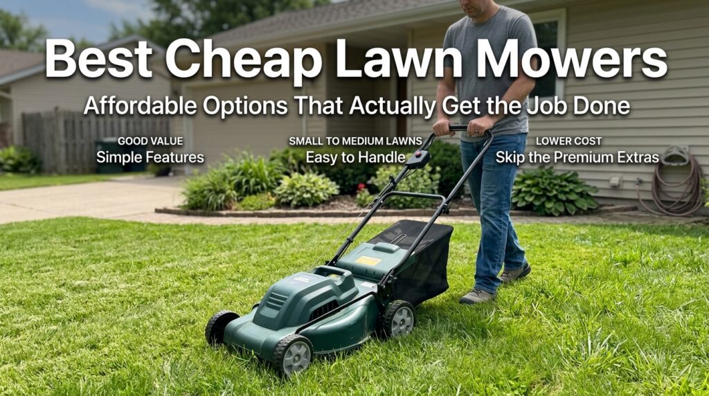 Meta Title: Best Cheap Lawn Mowers 2026 - 12 Budget Picks for Every Yard